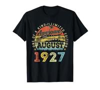 99 Edición Limitada 1927 Único Agosto 99 Cumpleaños Camiseta