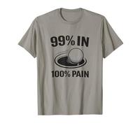 99% En 100% Dolor Divertido Golfing Humor Golf Refranes Citas Camiseta