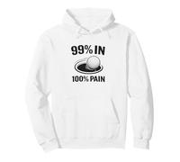 99% En 100% Dolor Divertido Golfing Humor Golf Refranes Citas Sudadera con Capucha