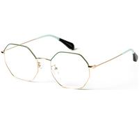 99 Essentials Hexagonal Metal C52 Gold and Green