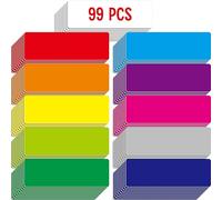 99 Etiquetas magnéticas para nombres, borrables en seco, reutilizables, pegatinas de nombre de neón, marco de arcoíris en 11 colores para pizarrones, taquillas, refrigerador, escuela, oficina, hogar