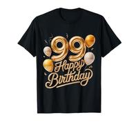 99 Feliz Cumpleaños 99 Aniversario Hombres Mujeres Camiseta