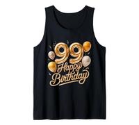 99 Feliz Cumpleaños 99 Aniversario Hombres Mujeres Camiseta sin Mangas