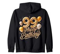 99 Feliz Cumpleaños 99 Aniversario Hombres Mujeres Sudadera con Capucha