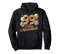99 Feliz Cumpleaños Portugal Feliz Cumpleaños Portugués Sudadera con Capucha