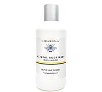 99% Natural GEL JABON CUERPO - ALOE VERA, MIEL & LAVANDA - 250 ml de BEES of BRITAIN Sin Sulfatos, Sin Parabenos. pH 5.5. Donamos el 5% de Ganancias Para Ayudar a Salvar Abejas y Polinizadores.
