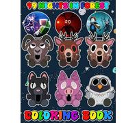 99 night's Coloring Book for fan teen men women kid: JUMBO Drawing Pages Of Characters for Kids Ages 4-8 8-12