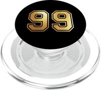 99 Número Noventa y Nueve Equipos Deportivos gráfico Varsity Matching PopSockets PopGrip para MagSafe