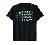 99 pequeños bichos en el código, 99 pequeños insectos. Diseño divertido Camiseta