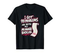 99 Problemas Manga Backlog Graffiti Estilo Arte Camiseta
