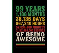 99 Years Of Being Awesome: A Special Birthday Keepsake Journal for Family Stories, Favorite Memories 99 young, Personal Reflections, and Heartfelt Messages from the People Who Matter Most