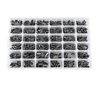 990 piezas de bricolaje alto condensador electrolítico kit surtido 36 valores10V ~ 50V 0.1uF a 1000uF