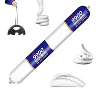 9900 New Outdoor Silicon Waterproof Sealant, Permanent Solution for Roof & Wall Cracks, Tear and Stretch Resistance, Water Proof Exterior Sealants Heat (white)