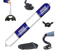 9900 New Outdoor Silicon Waterproof Sealant, Permanent Solution for Roof & Wall Cracks, Tear and Stretch Resistance, Water Proof Exterior Sealants Heat (black)