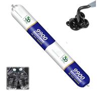 9900 Sealant Waterproof,High-Temperature Resistant Silicone Sealants for Sunroom,Permanent Solution for Roof & Wall Cracks,Outdoor Exterior Sealants Tear and Stretch Resistance (Black, 1)
