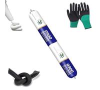 9900 Sealant Waterproof, Outdoor Silicon Waterproof Sealant, Silicon Waterproofs Sealants, Permanent Solution for Roof & Wall Cracks Heat Resistant Tear, Stretch Resistance (Grey,1Pcs)