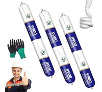 9900 Sealant Waterproof, Silicon Waterproof Sealant, Permanent Solution for Roof & Wall Cracks, Heat Resistant Tear and Stretch Resistance, for Indoor, Outdoor (White,3pcs)
