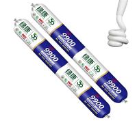 9900 Sealant Waterproof, Silicon Waterproof Sealant, Permanent Solution for Roof & Wall Cracks, Outdoor Water Proof Exterior Sealants Heat Resistant, Tear and Stretch Resistance (White*2)