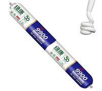 9900 Sealant Waterproof, Silicon Waterproof Sealant, Permanent Solution for Roof & Wall Cracks, Outdoor Water Proof Exterior Sealants Heat Resistant, Tear and Stretch Resistance (White*1)