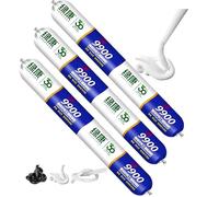 9900 Silicone Waterproof Sealant, Clear Multipurpose Caulk for Roof & Wall Cracks, UV Heat Resistant, Indoor Outdoor Use for RV Gutter Tile Stone (White,3Pcs)