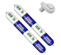 9900 Silicone Waterproof Sealant, Clear Multipurpose Caulk for Roof & Wall Cracks, UV Heat Resistant, Indoor Outdoor Use for RV Gutter Tile Stone (Gray,2Pcs)