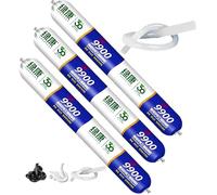 9900 Silicone Waterproof Sealant, Clear Multipurpose Caulk for Roof & Wall Cracks, UV Heat Resistant, Indoor Outdoor Use for RV Gutter Tile Stone (Transparent,3Pcs)
