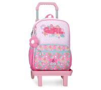 Enso Girl Zone Mochila Escolar con Carro Fucsia 30x38x12 cm Poliéster 13,7L