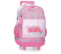 Enso Girl Zone Mochila Compact Desmontable 2 Ruedas Fucsia 32x45x21 cm Poliéster 30,2L