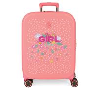 Enso Girl Zone Maleta de Cabina Rosa 40x55x20 cms Rígida ABS 37L 3,16 kgs Extensible Equipaje de Mano