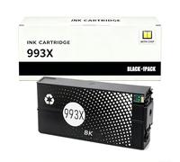 993X Cartucho de Tinta para HP - Alta Capacidad - para PageWide Pro 750dw 777z MFP 772dn Color MFP 774dn 774dns 779dn 779dns 755dn,BK