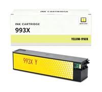 993X Cartucho de Tinta para HP - Alta Capacidad - para PageWide Pro 750dw 777z MFP 772dn Color MFP 774dn 774dns 779dn 779dns 755dn,Y