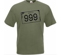 999 AS8502 T-Shirt 70's Punk Wave Band Regular UK Fast Post Cotton Army Green