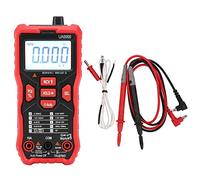 999 Digital Multimeter High Accuracy AC DC Voltage Current Capacitance Resistance Tester Overload Protection Intelligent Anti Burn with Flashlight and Large Backlit Display for
