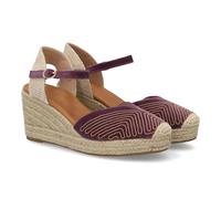99993 Sandalia Valenciana Tipo Alpargata de Cuna para Mujer con Diseno de Adornos metalicos. Tachuelas pequenas. Ideal Primavera Verano. Cierre de Hebilla. Ideal para Uso Diario. Morado Talla 36