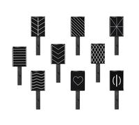 9er Set Herz-Magnete Für Cat-Eye Nägel - Magnetischer Nagellack-Stift Für Nageldesign | Herz-Effekt Zubehör Für Magnet-Gellack & DIY Maniküre, Magnetset Für Home & Salon, 90g