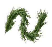 9FT Norfolk Pine Garland - Artificial Christmas Greenery, Realistic Faux Pine Needle Garland for Fireplace Mantel, Staircase, Doorway, Table, Wall and Holiday Decoration