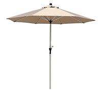 9ft Outdoor Umbrella Garden Market Table Umbrella with Crank for Commercial Event Market Deck Backyard Pool E