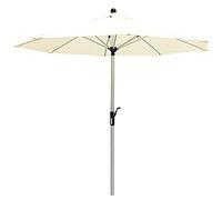9ft Outdoor Umbrella Garden Market Table Umbrella with Crank for Commercial Event Market Deck Backyard Pool E