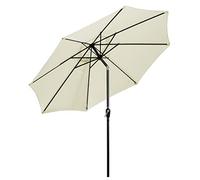 9Ft Outdoor Umbrellas for Patio, Outdoor Table Market Umbrella with Tilt and Crank, Patio Umbrella Market Sun Protection Ventilation for Balcony, Dining Tables, Gardens