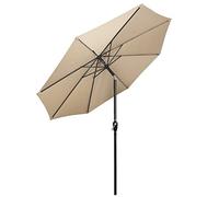 9Ft Outdoor Umbrellas for Patio, Outdoor Table Market Umbrella with Tilt and Crank, Patio Umbrella Market Sun Protection Ventilation for Balcony, Dining Tables, Gardens