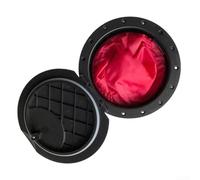 9in para kayak Hatch Cover Round Deck Storage ABS Black 9in para(9 inch) | Fits 9in opening, ABS plastic, lightweight design, easy screw installation, black finish