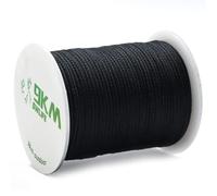 9KM DWLIFE Cordón de Kevlar Negro, Alta Resistencia a la tracción, Resistente al Fuego, línea de Pesca Trenzada, Cuerda de Campanilla de Viento, línea de Cometa, Camping, Modelo de Cohete, Cuerda