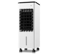 9L Air Cooler Portable Air Conditioner with Remote Control 3 Speeds & 90° Automatic Oscillation 8H Timer Low Noise Cooling Fan and Humidification for Home Office Bedroom