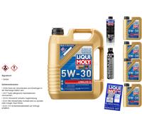 9L Liqui Moly LONGLIFE III 5W-30 Aceite Motor Cera Tec Pro-Line Motorspülung