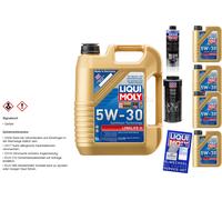 9L Liqui Moly LONGLIFE III 5W-30 Aceite Motor Pro-Line Motorspülung MotorProtect