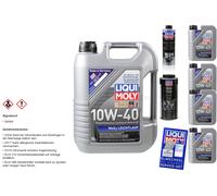 9L Liqui Moly MoS2 Aceite De Motor 10W-40 Pro-Line Limpieza De Motor Protectora