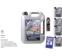 9L Liqui Moly MoS2 Aceite Motor 10W-40 Limpieza De Aceite De Motor