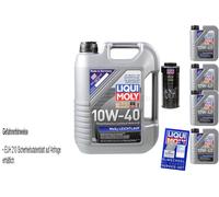 9L Liqui Moly MoS2 Aceite Motor Leichtlauföl 10W-40 MotorProtect Öl-Additiv
