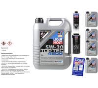 9L Liqui Moly Top Tec 4600 5W-30 Aceite Motor Pro-Line Motorspülung MotorProtect