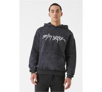 9N1M SENSE Sudadera con capucha estampado gótico lavado SENSE002 M